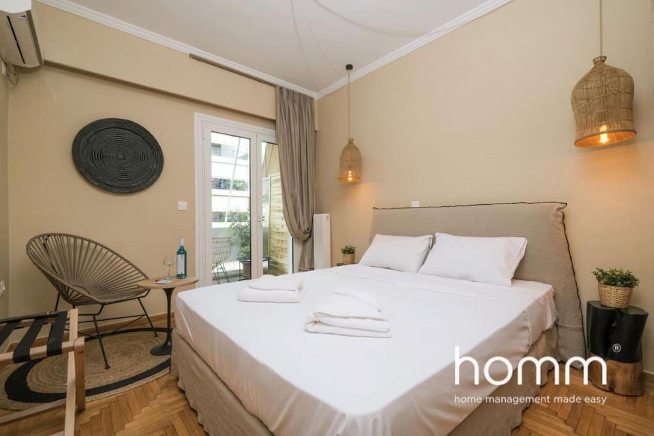 Athens Riviera Homm Flat 4 Min Walk From Beach, Thiseos Str מראה חיצוני תמונה