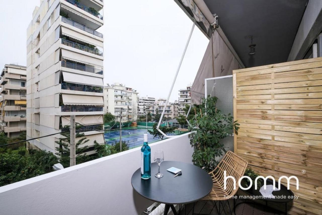 Athens Riviera Homm Flat 4 Min Walk From Beach, Thiseos Str מראה חיצוני תמונה