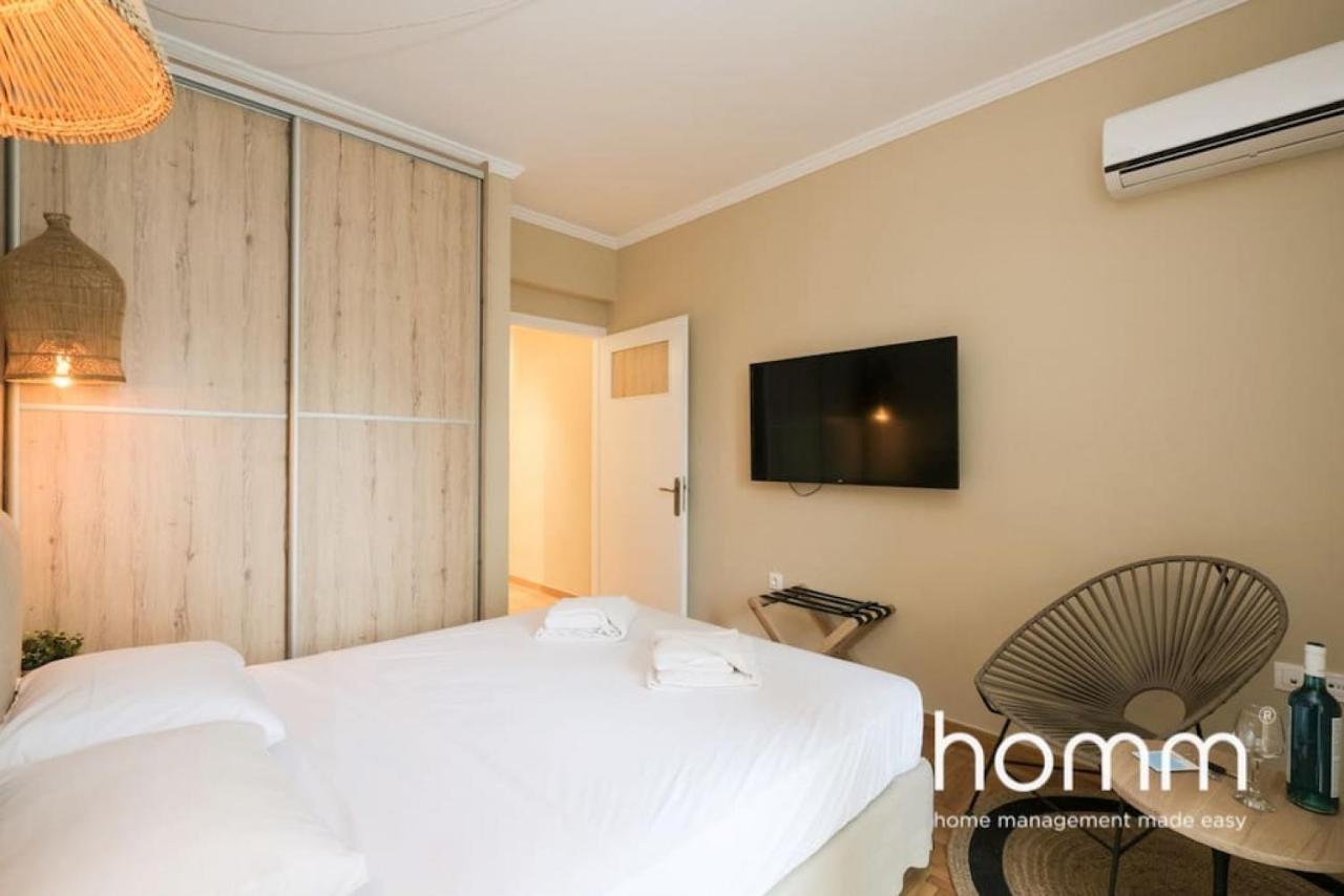 Athens Riviera Homm Flat 4 Min Walk From Beach, Thiseos Str מראה חיצוני תמונה