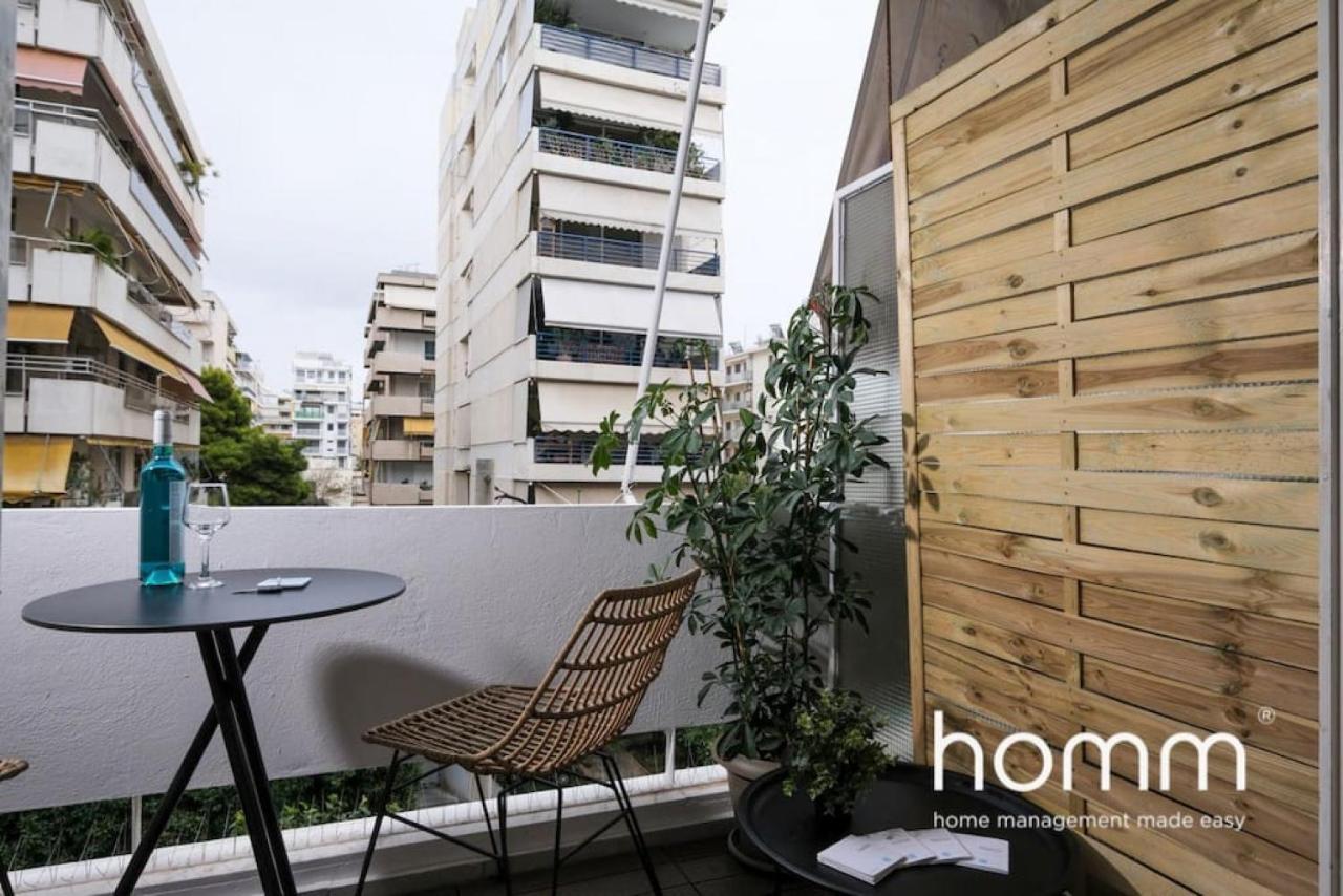 Athens Riviera Homm Flat 4 Min Walk From Beach, Thiseos Str מראה חיצוני תמונה