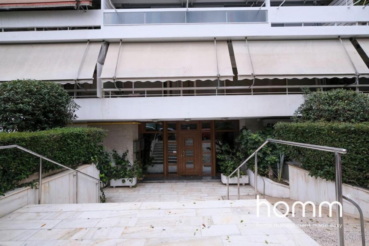 Athens Riviera Homm Flat 4 Min Walk From Beach, Thiseos Str מראה חיצוני תמונה